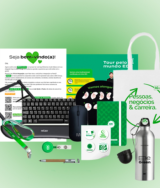 Kit 03- Kit Onboarding com cartão swile e Kit ergonômico - EDC